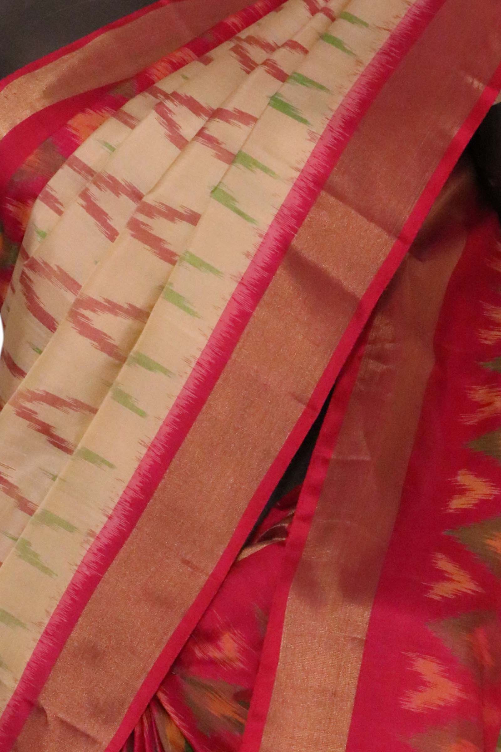 Designer Exclusive Handloom Ikat Soft Silk Saree AL211565